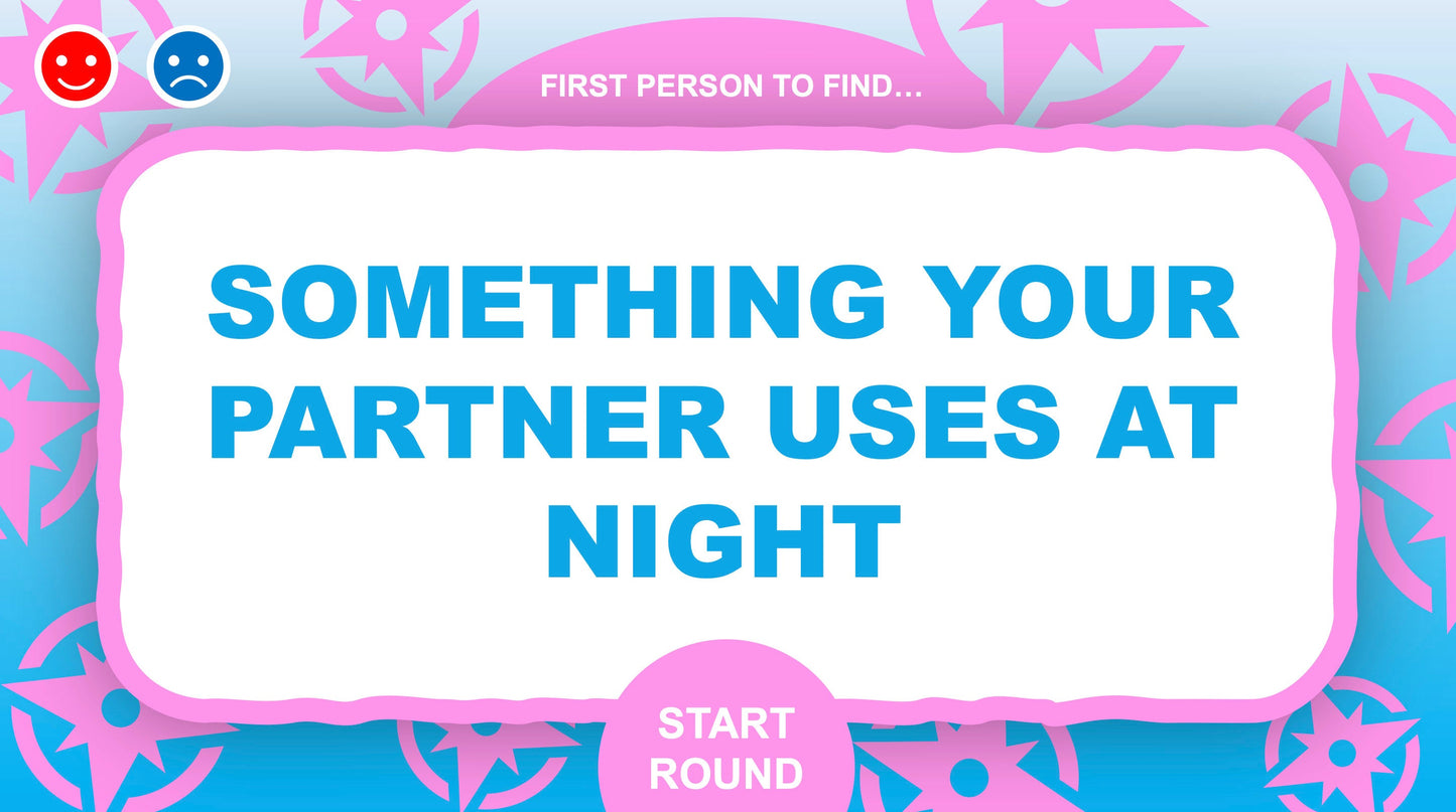 Couples Scavenger Hunt PowerPoint Game Question two