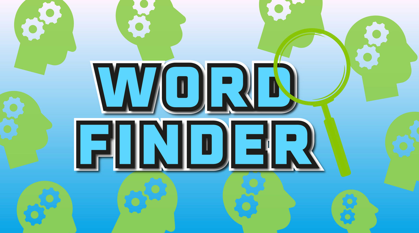 Word Finder PowerPoint Games for Zoom Slide