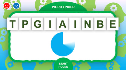 Word Finder PowerPoint Games for Zoom Round Three