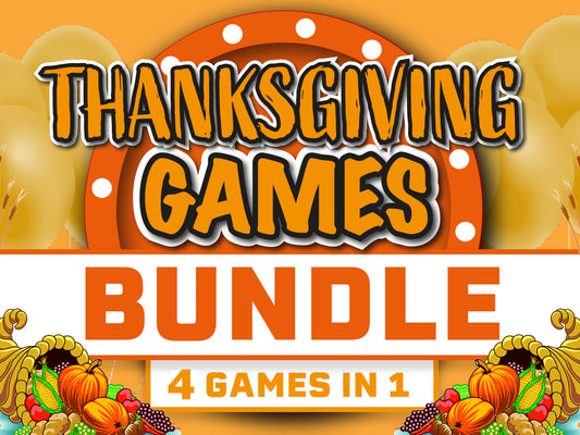 Thanksgiving Games Bundle PowerPoint Games